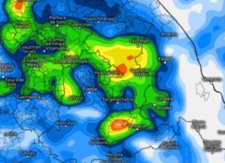 Frente Frío generará lluvias intensas en Puebla del 10 al 12 de mayo