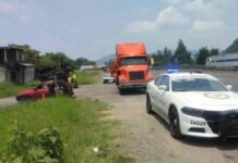 Guardia Nacional frustra robo de tractocamión en la Puebla-Orizaba
