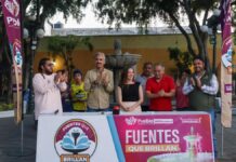 Puebla capital realiza mantenimiento integral a fuente Luis Donaldo Colosio