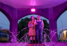 Inauguran rehabilitación de la Fuente de los Muñecos en Puebla