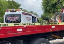 Grúa atropella a comerciante y una menor en Tehuacán