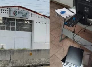 Grupo armado atraca bodega de Heineken en Tepeojuma