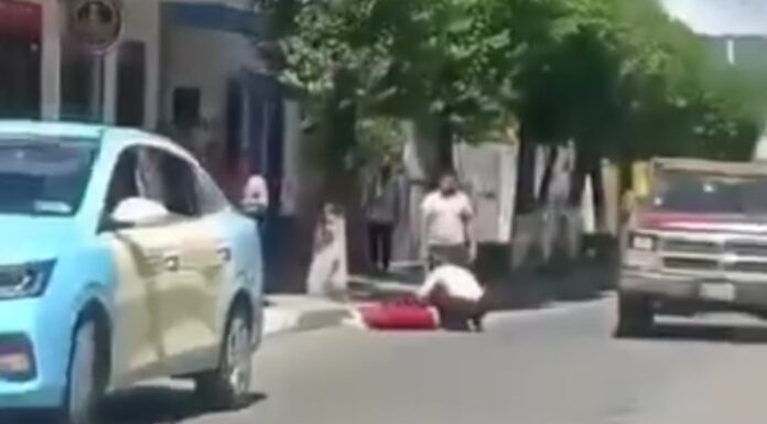 Homicidio en centro de Huauchinango moviliza a autoridades