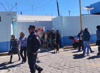 Refuerzan seguridad tras detectar amenazas en escuela de Tlachichuca