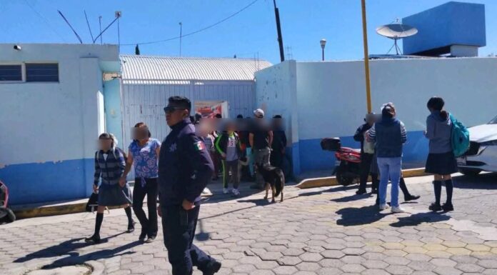 Refuerzan seguridad tras detectar amenazas en escuela de Tlachichuca