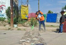 Refuerzan limpieza en juntas auxiliares de San Pedro Cholula