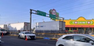 Hombre muere atropellado al intentar cruzar la México–Puebla