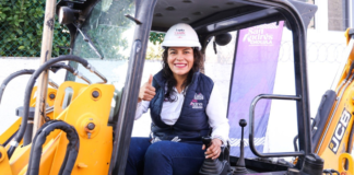 Lupita Cuautle encabeza jornada de mantenimiento en Cacalotepec