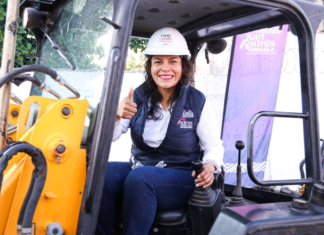 Lupita Cuautle encabeza jornada de mantenimiento en Cacalotepec