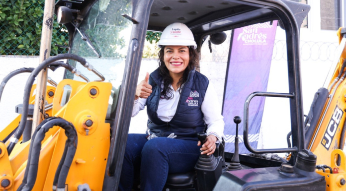 Lupita Cuautle encabeza jornada de mantenimiento en Cacalotepec