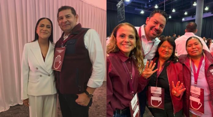 Liderazgos de Morena en Puebla respaldan a Ariadna Montiel