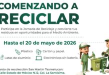 San Martín Texmelucan invita a Campaña de Reciclaje 2026