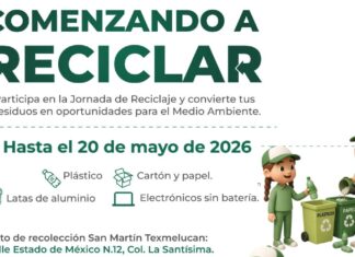 San Martín Texmelucan invita a Campaña de Reciclaje 2026