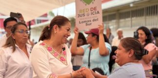 Laura Artemisa se reúne con Red de Justicia en Granjas del Sur