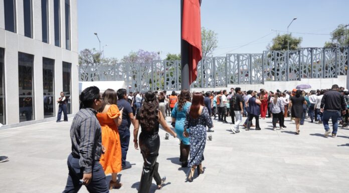 Congreso de Puebla participa en Primer Simulacro Nacional 2026