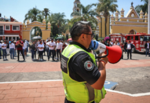 Cuautlancingo participa en el Primer Simulacro Nacional 2026