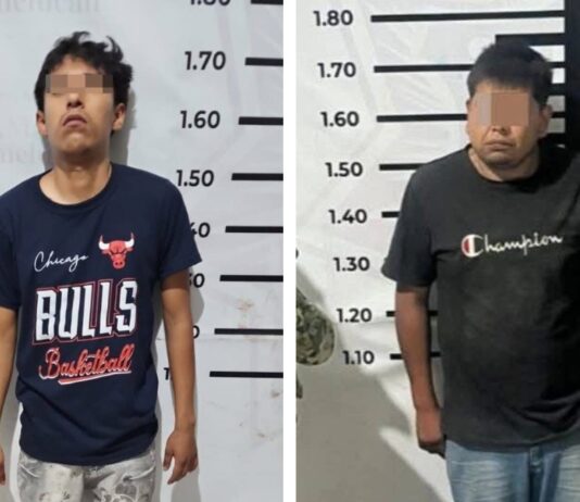 Balacera y persecución terminan con dos detenidos en Moyotzingo