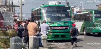 Pasajero de Ruta S5 fallece por presunto paro cardiaco en Avenida Nacional