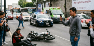 Buscan castigar en Puebla a quienes graben accidentes antes de auxiliar