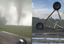 Lluvia provoca afectaciones y tornado en municipios de Puebla