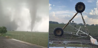 Lluvia provoca afectaciones y tornado en municipios de Puebla
