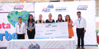 Lupita Cuautle impulsa educación y reforestación en San Rafael Comac