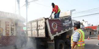 Pepe Chedraui da seguimiento a labores de bacheo en El Patrimonio