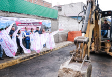 Lupita Cuautle arranca rehabilitación en calle Francisco Villa