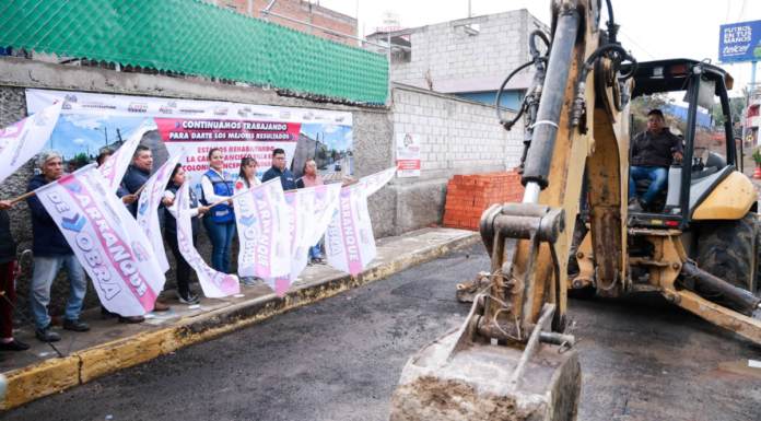 Lupita Cuautle arranca rehabilitación en calle Francisco Villa
