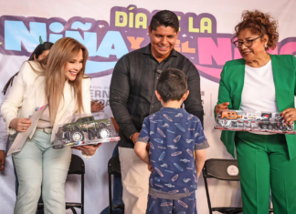 Cuautlancingo celebra a la niñez con entrega de 20 mil juguetes