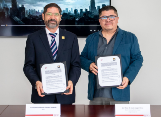 IBERO Puebla firma convenio de colaboración con Aragón Concept Art