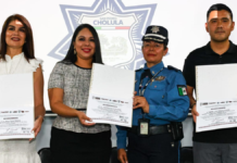 SSC Cholula recibe curso de Policía de Proximidad Turística