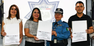 SSC Cholula recibe curso de Policía de Proximidad Turística