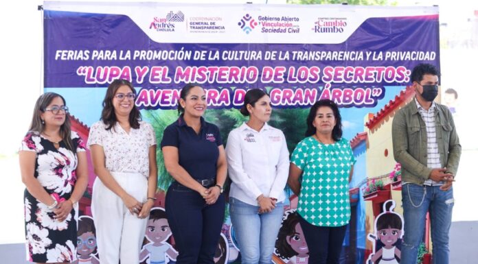 San Andrés Cholula fomenta protección de datos personales en niñez