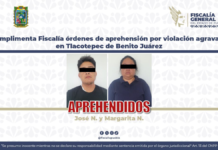 Aprehenden a pareja por agresión sexual contra menor en Tlacotepec