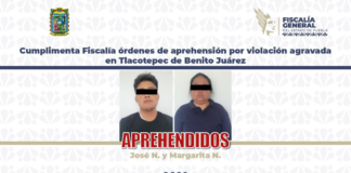 Aprehenden a pareja por agresión sexual contra menor en Tlacotepec