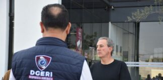 Pepe Chedraui participa en evacuación por alerta sísmica en DGERI