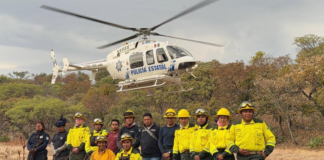 Logran controlar y liquidar incendio forestal en Cerro Tecaballo