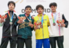 Puebla gana cuatro medallas en karate durante Olimpiada CONADE 2026