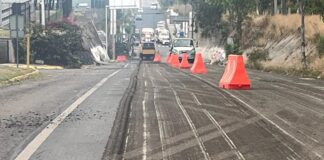 Gobierno estatal inicia rehabilitación en lateral de la México-Puebla