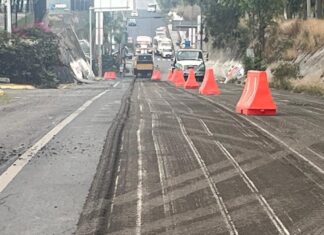 Gobierno estatal inicia rehabilitación en lateral de la México-Puebla