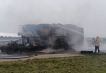 Incendio de vehículo en Arco Norte provoca cierre