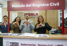 Inauguran módulo del Registro Civil de Puebla en CDMX
