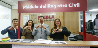 Inauguran módulo del Registro Civil de Puebla en CDMX
