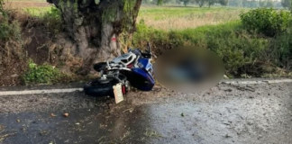 Muere motociclista tras derrapar en carretera de Tepeaca