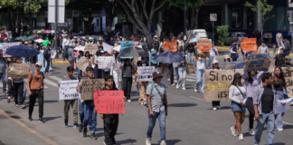 Movilización de la FNERRR provoca cierres viales en Puebla