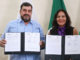 Lupita Cuautle firma convenio para ampliar red de apoyo a mujeres
