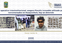 Aseguran inmueble y droga durante operativo en Huaquechula