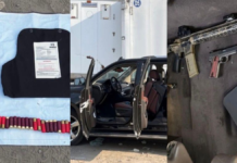 Fuerzas federales aseguran armas y vehículos blindados en Texmelucan
