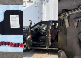 Fuerzas federales aseguran armas y vehículos blindados en Texmelucan
